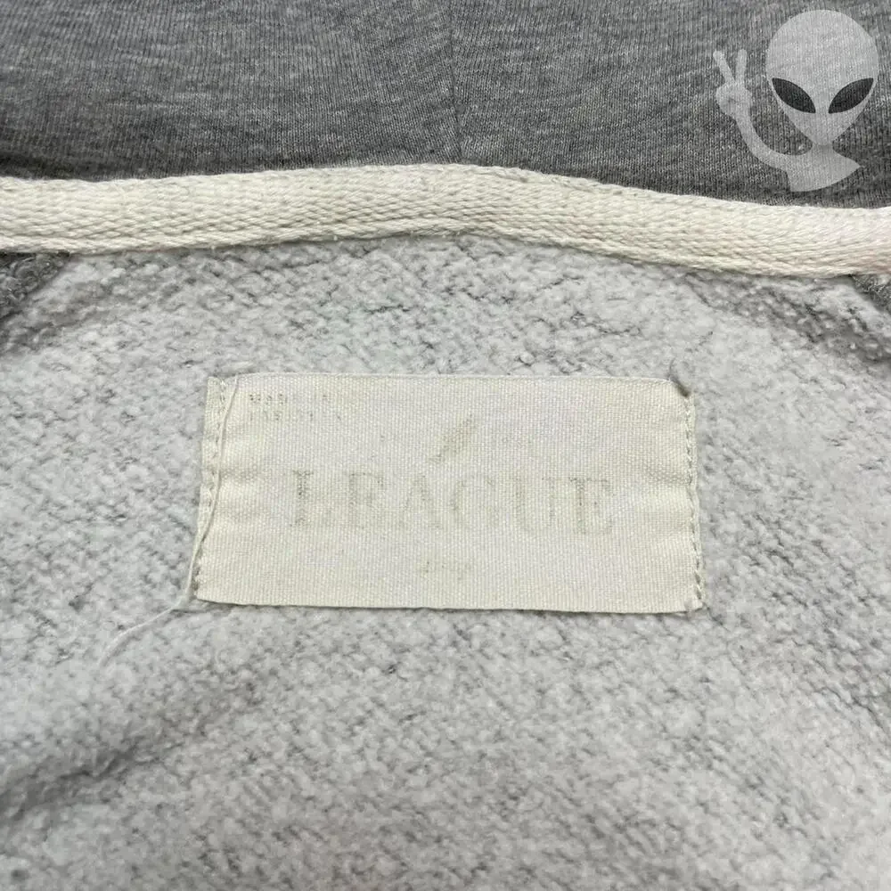Vintage Colosseum Men's Small Pitt Panthers Heather Gray Arch Full Zip Hoodie - Picture 5 of 8